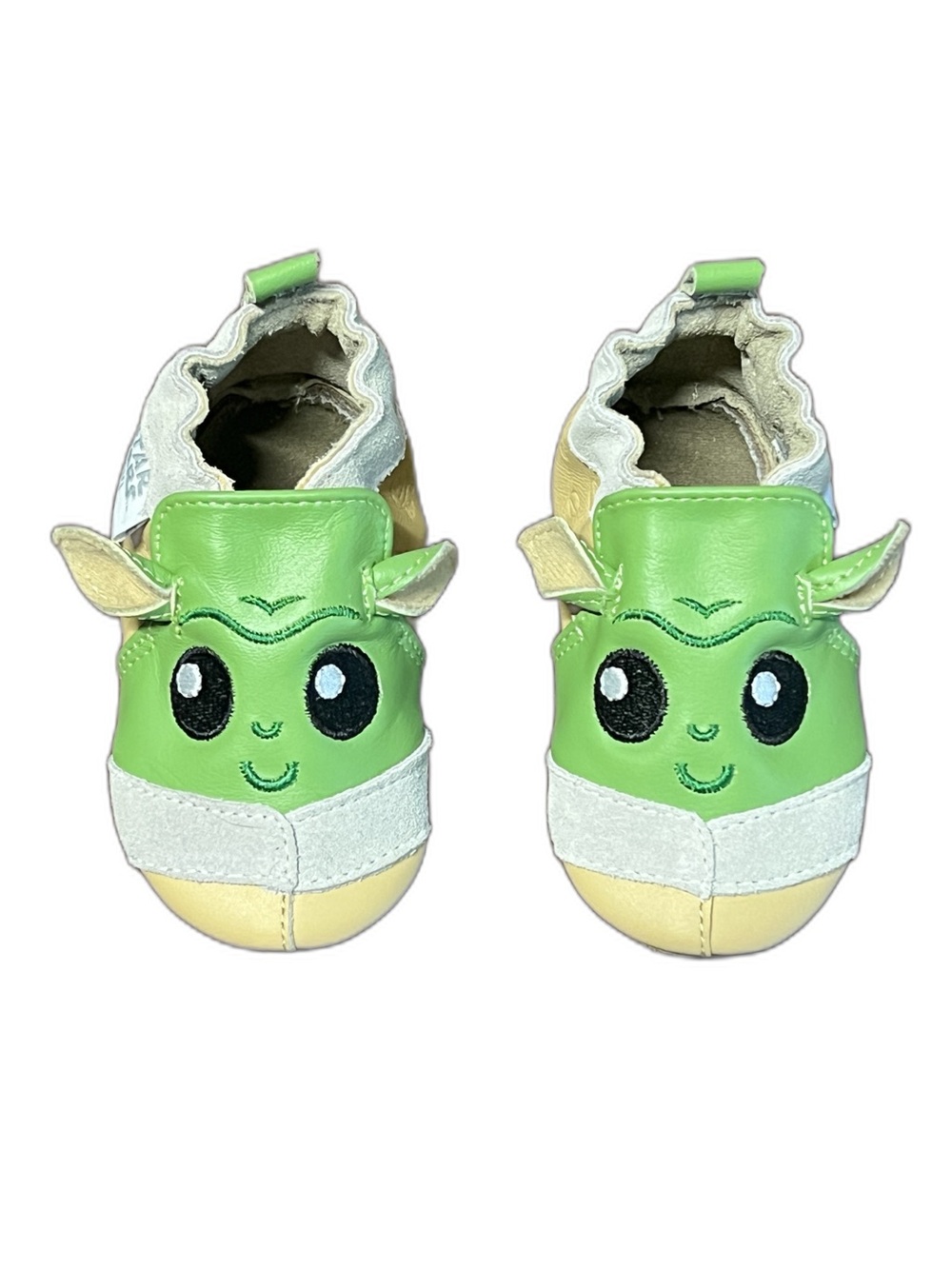 Robeez Grogu Soft Leather Baby Shoes